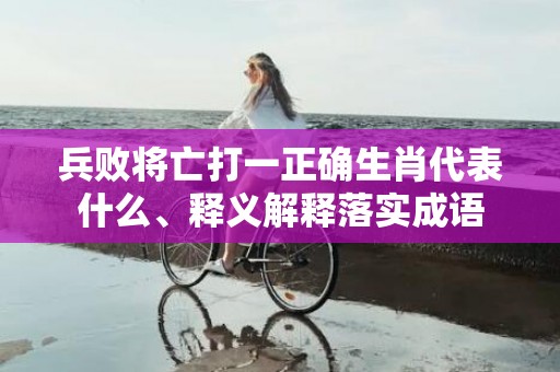 兵败将亡打一正确生肖代表什么、释义解释落实成语