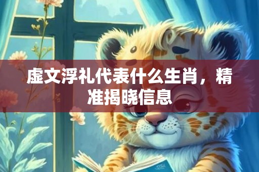 虚文浮礼代表什么生肖，精准揭晓信息