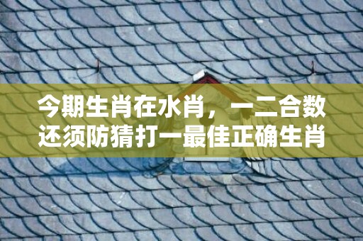 今期生肖在水肖，一二合数还须防猜打一最佳正确生肖，是指什么生肖，最佳成语释义解最佳释答