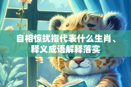 自相惊扰指代表什么生肖、释义成语解释落实