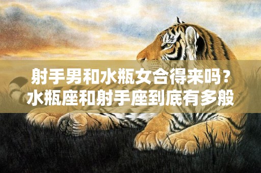 射手男和水瓶女合得来吗？水瓶座和射手座到底有多般配