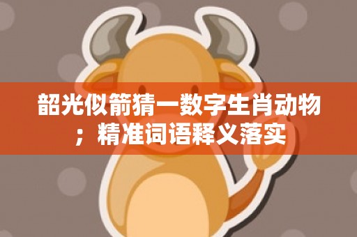 韶光似箭猜一数字生肖动物；精准词语释义落实