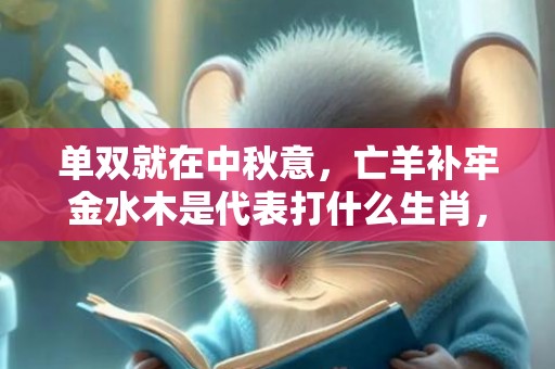 单双就在中秋意，亡羊补牢金水木是代表打什么生肖，猜打一最佳标准成语落实释义