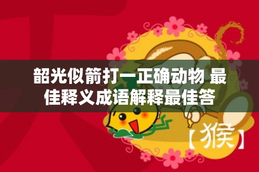 韶光似箭打一正确动物 最佳释义成语解释最佳答