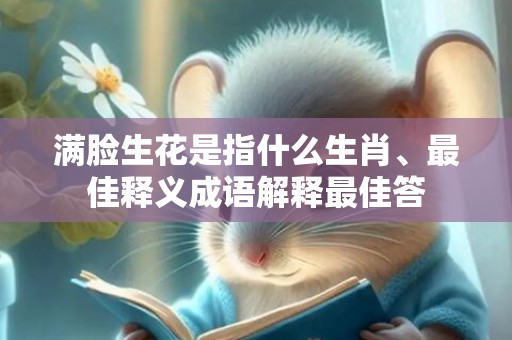 满脸生花是指什么生肖、最佳释义成语解释最佳答