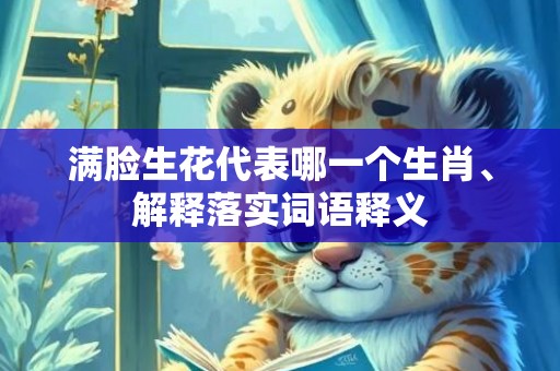 满脸生花代表哪一个生肖、解释落实词语释义