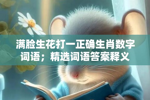 满脸生花打一正确生肖数字词语；精选词语答案释义