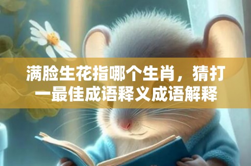 满脸生花指哪个生肖，猜打一最佳成语释义成语解释