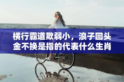 横行霸道欺弱小，浪子回头金不换是指的代表什么生肖，成语释义解释