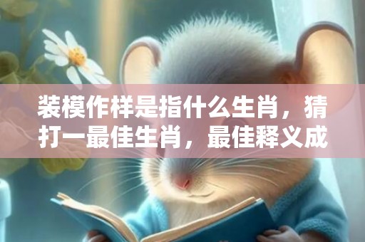 装模作样是指什么生肖，猜打一最佳生肖，最佳释义成语解释最佳答