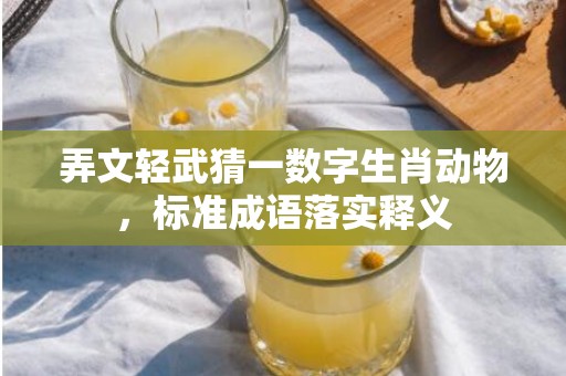 弄文轻武猜一数字生肖动物，标准成语落实释义