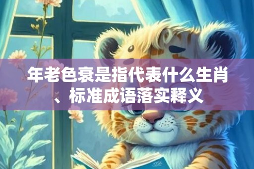 年老色衰是指代表什么生肖、标准成语落实释义