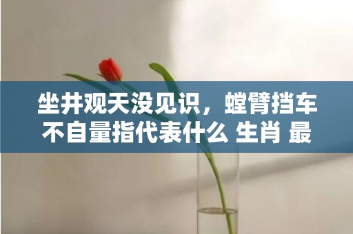 坐井观天没见识，螳臂挡车不自量指代表什么 生肖 最佳释义成语解释最佳答