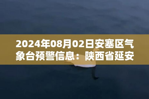 2024年08月02日安塞区气象台预警信息：陕西省延安市安塞区发布冰雹橙色预警