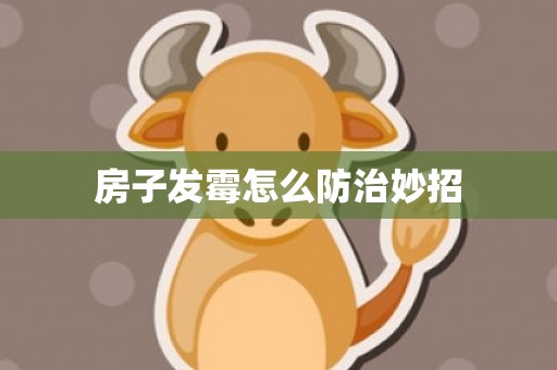 房子发霉怎么防治妙招