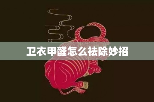 卫衣甲醛怎么祛除妙招