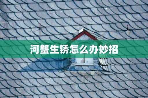 河蟹生锈怎么办妙招