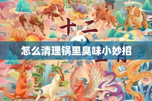 怎么清理锅里臭味小妙招