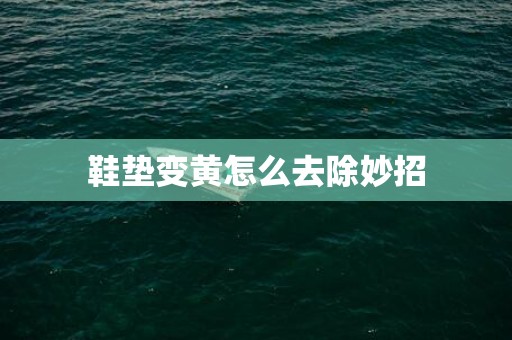 鞋垫变黄怎么去除妙招