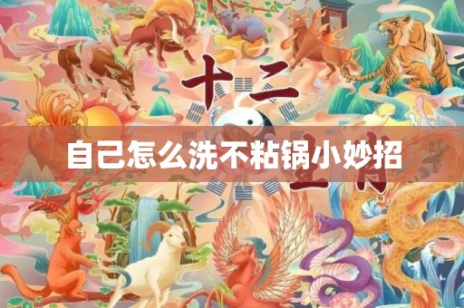 自己怎么洗不粘锅小妙招