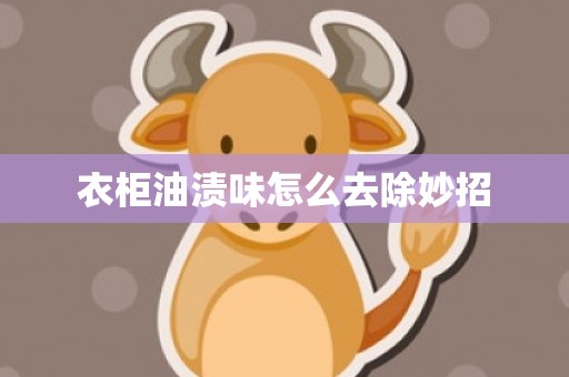 衣柜油渍味怎么去除妙招