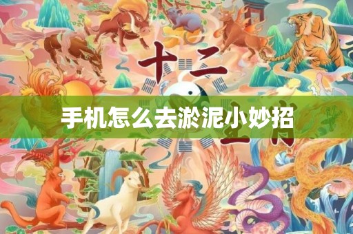 手机怎么去淤泥小妙招