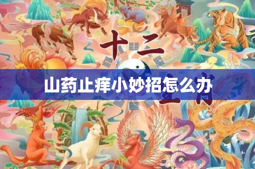 山药止痒小妙招怎么办