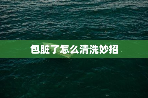 包脏了怎么清洗妙招
