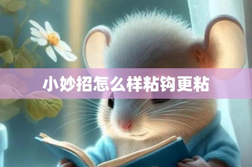 小妙招怎么样粘钩更粘
