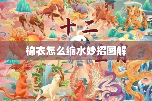 棉衣怎么缩水妙招图解