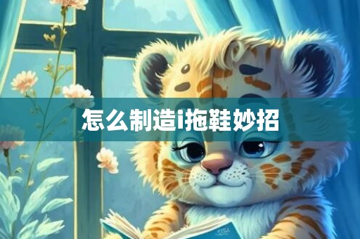 怎么制造i拖鞋妙招
