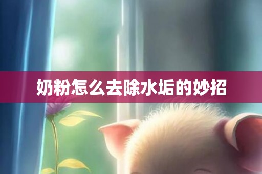 奶粉怎么去除水垢的妙招