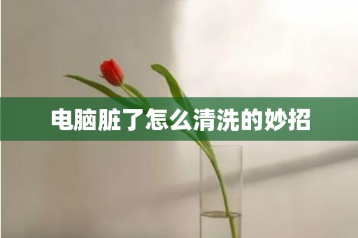 电脑脏了怎么清洗的妙招
