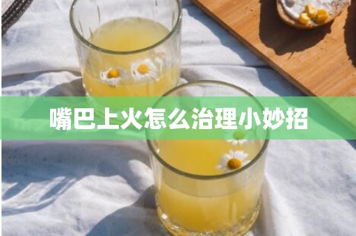 嘴巴上火怎么治理小妙招