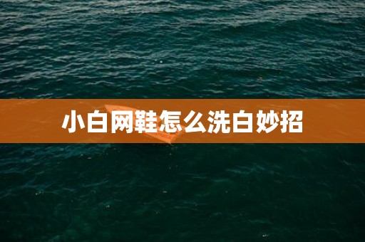 小白网鞋怎么洗白妙招