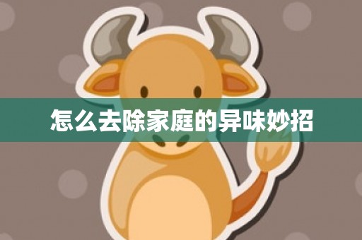 怎么去除家庭的异味妙招