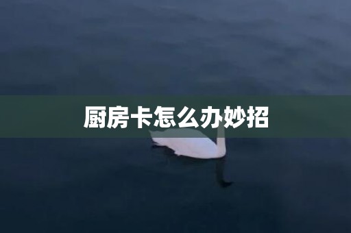 厨房卡怎么办妙招