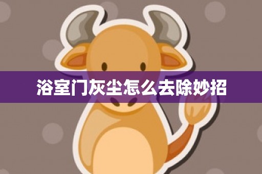 浴室门灰尘怎么去除妙招