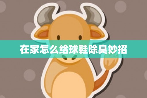 在家怎么给球鞋除臭妙招