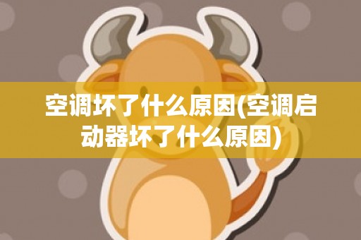 空调坏了什么原因(空调启动器坏了什么原因)