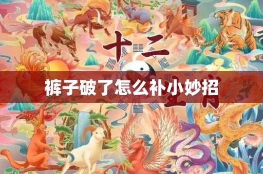 裤子破了怎么补小妙招
