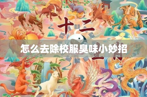 怎么去除校服臭味小妙招