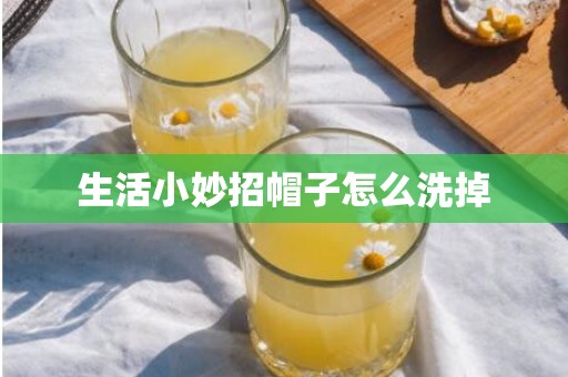 生活小妙招帽子怎么洗掉