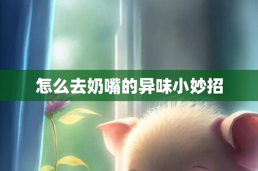怎么去奶嘴的异味小妙招