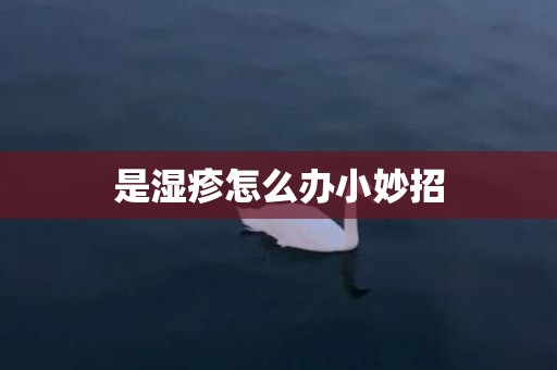 是湿疹怎么办小妙招