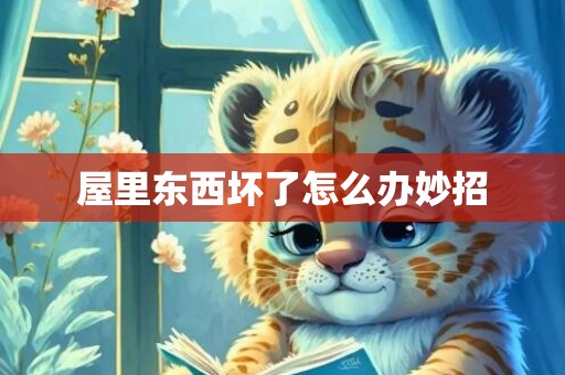 屋里东西坏了怎么办妙招