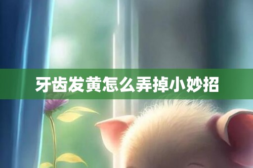 牙齿发黄怎么弄掉小妙招