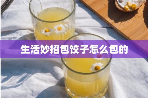 生活妙招包饺子怎么包的