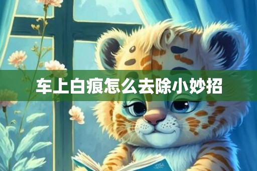 车上白痕怎么去除小妙招