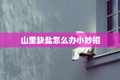 山里缺盐怎么办小妙招